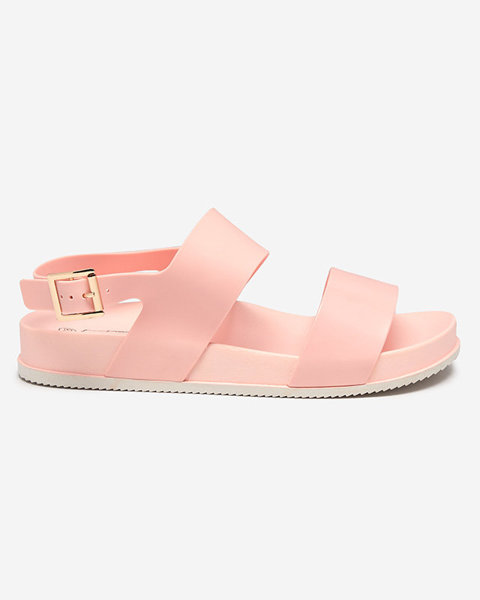 OUTLET Růžové gumové sandály Otisa pro ženy - Obuv