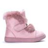 OUTLET Růžové sněhové boty Beatris - Obuv