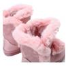 OUTLET Růžové sněhové boty s bambulkami Bobo - Obuv