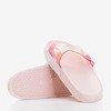 OUTLET Světle růžové dámské pantofle Friday - Footwear