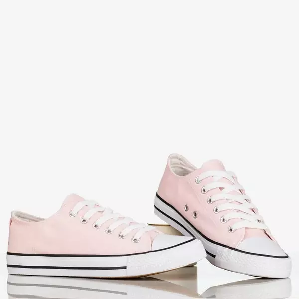 OUTLET Světle růžové dámské tenisky Noenoes - obuv