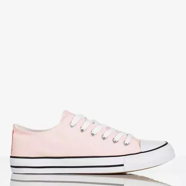 OUTLET Světle růžové dámské tenisky Noenoes - obuv