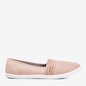 OUTLET Světle růžové tenisky navléknou na Spoulia - obuv