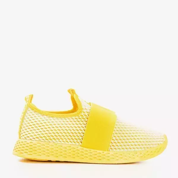 OUTLET Žluté dámské sportovní slipové boty - na Andalii - Obuv