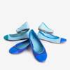 Palmolina modré síťované baleríny - obuv