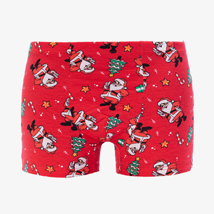 Pánské červené boxerky – spodní prádlo