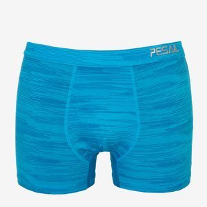 Pánské modré boxerky - spodní prádlo