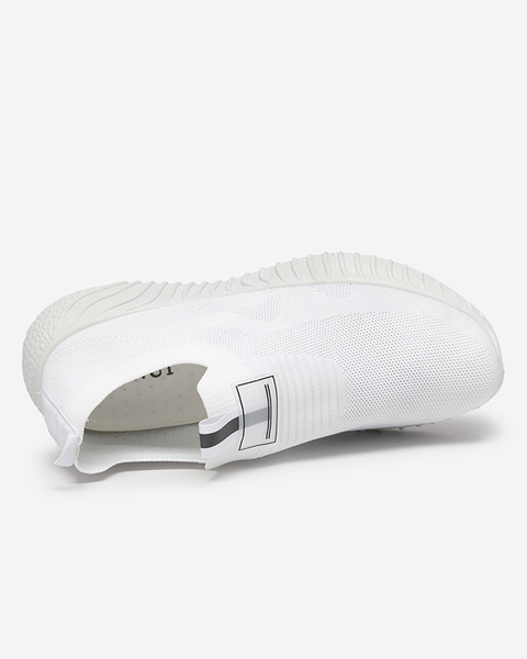 Pánské sportovní nazouváky v bílé barvě Gavosi- Footwear