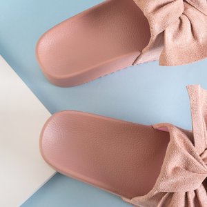 Práškové dámské sandály na platformě s mašlí Dolorisa - obuv