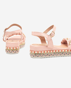 Rella růžové dámské ploché sandály - boty