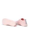 Różowe, sportowe buty z ażurowym wykończeniem Atleticca - Obuwie