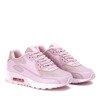Różowe sportowe buty z brokatem Glitter Power - Obuwie