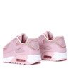 Różowe sportowe buty z brokatem Glitter Power - Obuwie