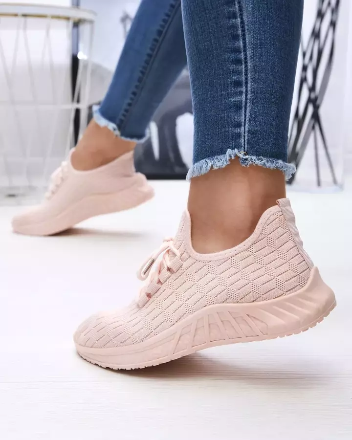 Růžová dámská látková sportovní obuv Orycys- Footwear