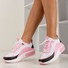 Růžová sportovní obuv pro ženy na platformě Clala - Obuv 1