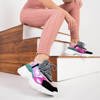 Růžová sportovní obuv s barevnými vložkami Trabo - obuv