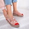 Růžové boty s ozdobami Lagerrl - Obuv