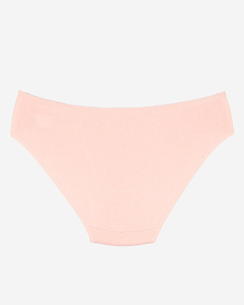 Růžové dámské kalhotky s krajkou - Spodní prádlo