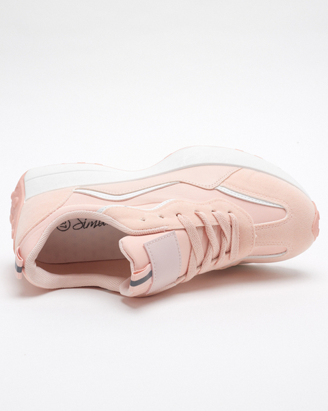Růžové dámské tenisky Qsially- Footwear