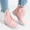Růžové dámské turistické boty značky Meridala - Boty