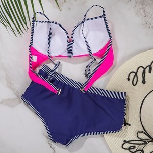 Růžové dvoudílné plavky - Spodní prádlo