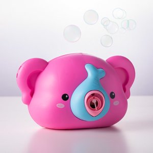 Růžový stroj na výrobu bublin pro děti od 3 let - hračky