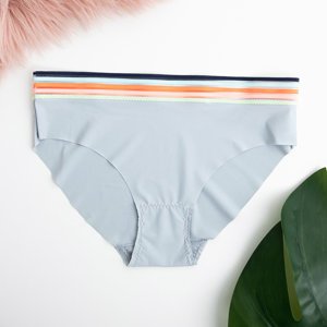 Šedé dámské kalhotky - Spodní prádlo