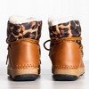 Sofya leopardí teplé sněhové boty - obuv