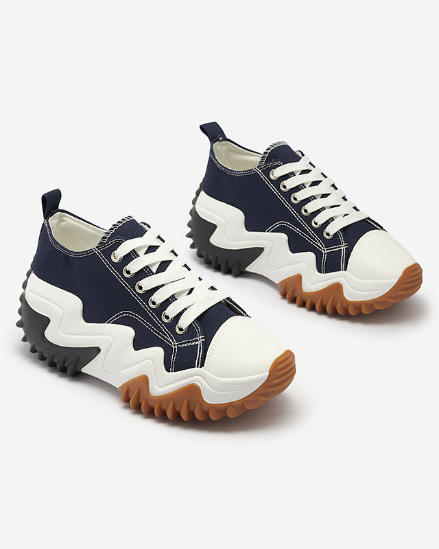 Sportovní obuv a'la tenisky v tmavě modré barvě Ascota- Obuv