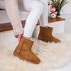 Světle hnědé dámské zateplené sněhové boty Cimona - boty
