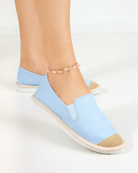 Světle modré dámské espadrilky Joll- Footwear