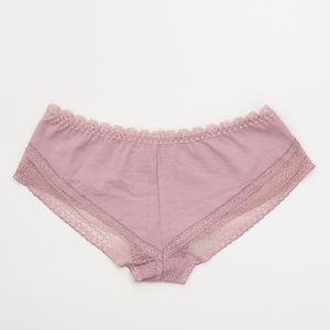 Světle růžové krajkové kalhotky pro ženy - Spodní prádlo