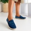 Tmavě modré dámské espadrily od Meronis - Footwear