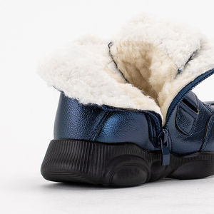 Tmavě modré dívčí sněhové boty Madiko - Obuv