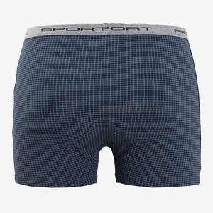 Tmavě modré pánské boxerky - spodní prádlo