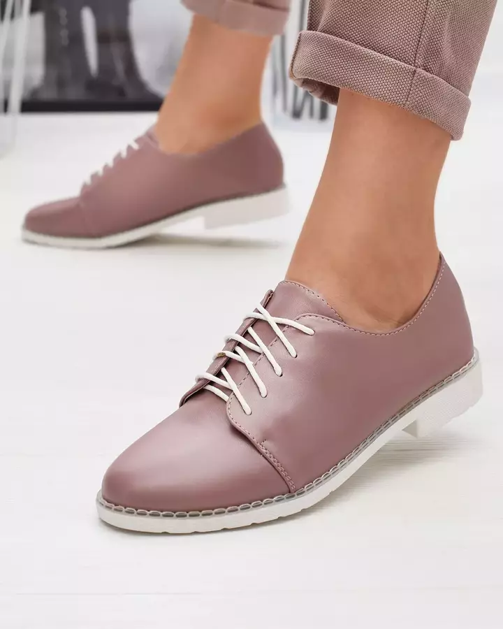 Tmavě růžové dámské boty Uwem- Footwear