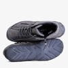 Tmavě šedé dámské izolované boty Tarbes - obuv