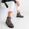 Tmavě šedé dámské turistické boty s krystaly Opcesia - obuv