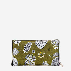 Zelená, složená, květinová peněženka shopper bag - Příslušenství