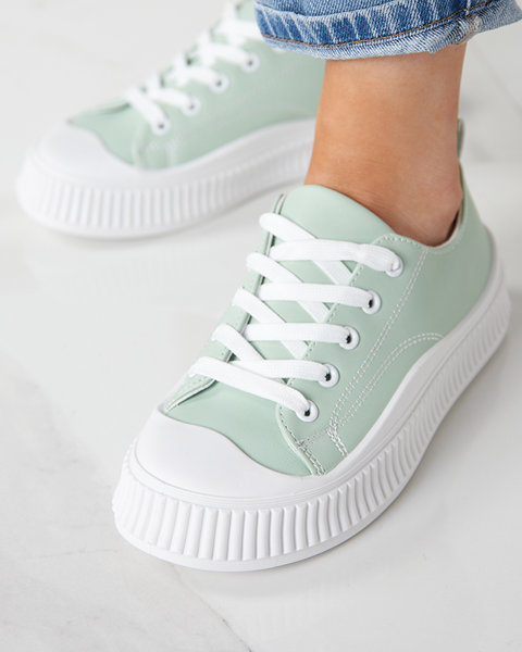 Zelené dámské sportovní boty Kerisso tenisky - Obuv