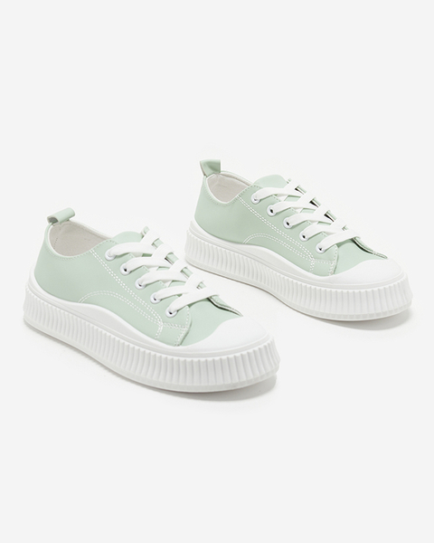 Zelené dámské sportovní boty Kerisso tenisky - Obuv