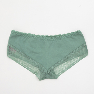 Zelené krajkové kalhotky pro ženy - Spodní prádlo