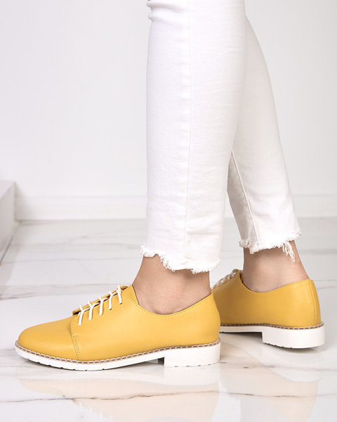 Žluté dámské boty Uwem- Footwear