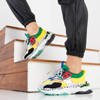 Žluté dámské sportovní boty s barevnými vložkami Grandi - Obuv