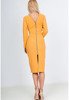 Žluté fit šaty - Oblečení