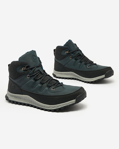 Royalfashion Pánské trepky v tmavě modré barvě Jekouia