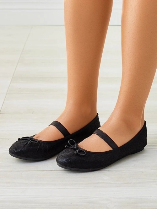 Royalfashion Яскраві балетки для жінок з бантиком та еластичним елементом Safte