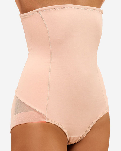 Royalfashion Бежеві жіночі моделюючі трусики з високою талією