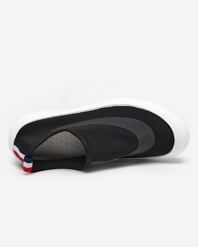 OUTLET Černé dámské slip-on tenisky Lerick - Footwear