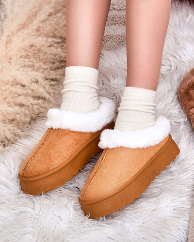 Royalfashion Dámské krátké boty a'la snow boots Kapfiee